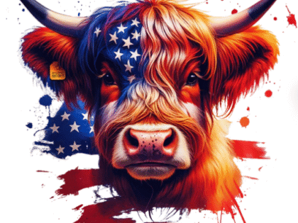 "Liberty" The Patriotic Cow