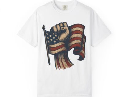 Patriotic Fist Flag T-Shirt — American Flag Graphic Tee
