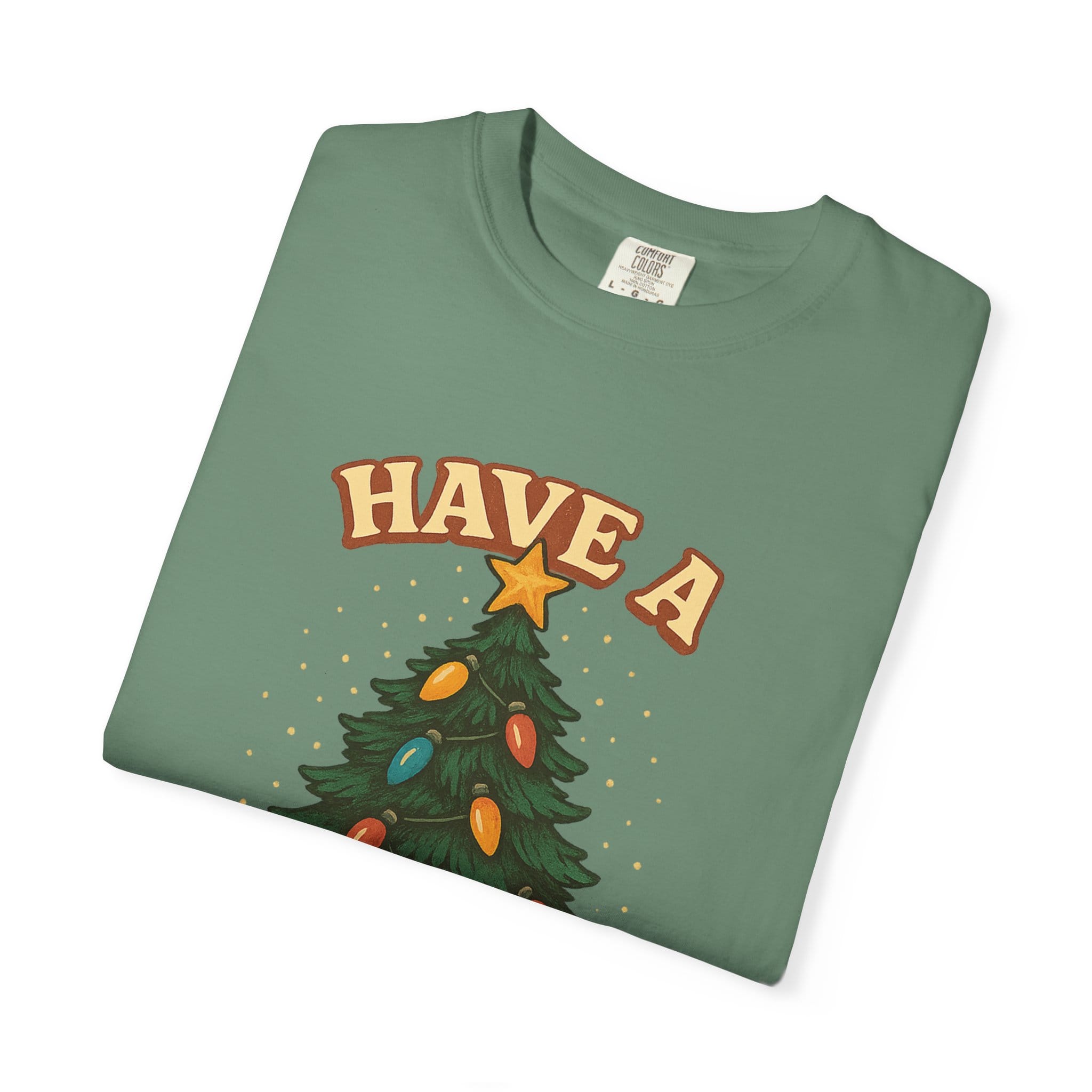Retro 'Have a Far-Out Christmas' Holiday T-Shirt — Vintage Tree Christmas Tee - Image 19