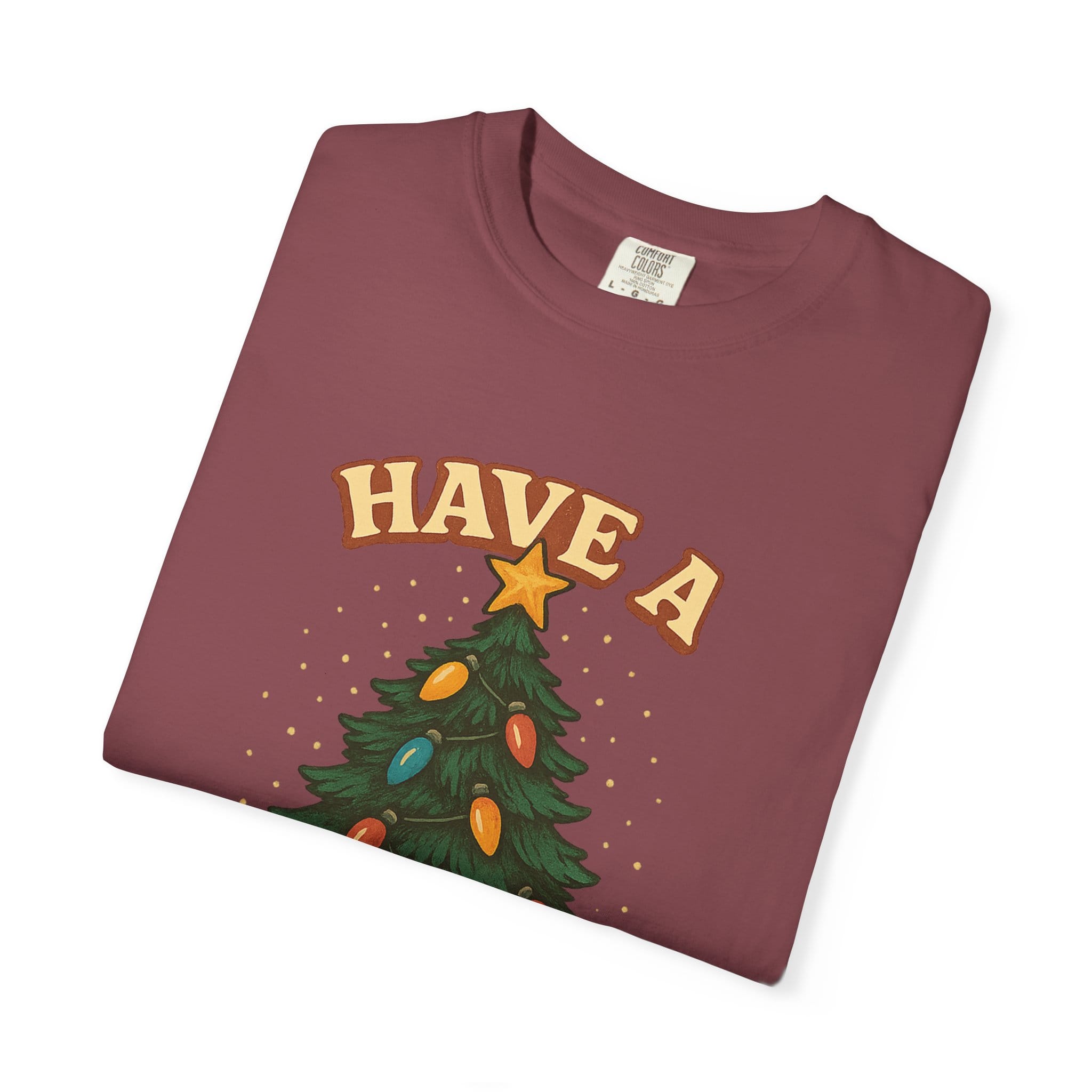 Retro 'Have a Far-Out Christmas' Holiday T-Shirt — Vintage Tree Christmas Tee - Image 31