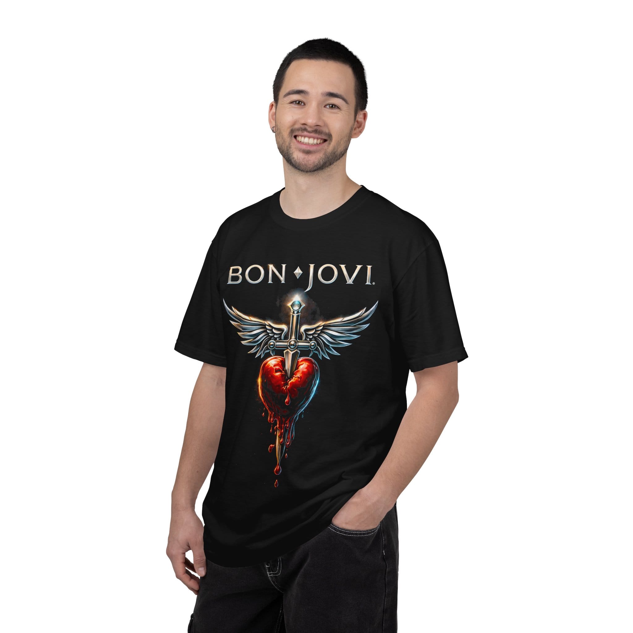 The Bon Jovi Collective T-Shirt — Retro Rock Band Tee - Image 5