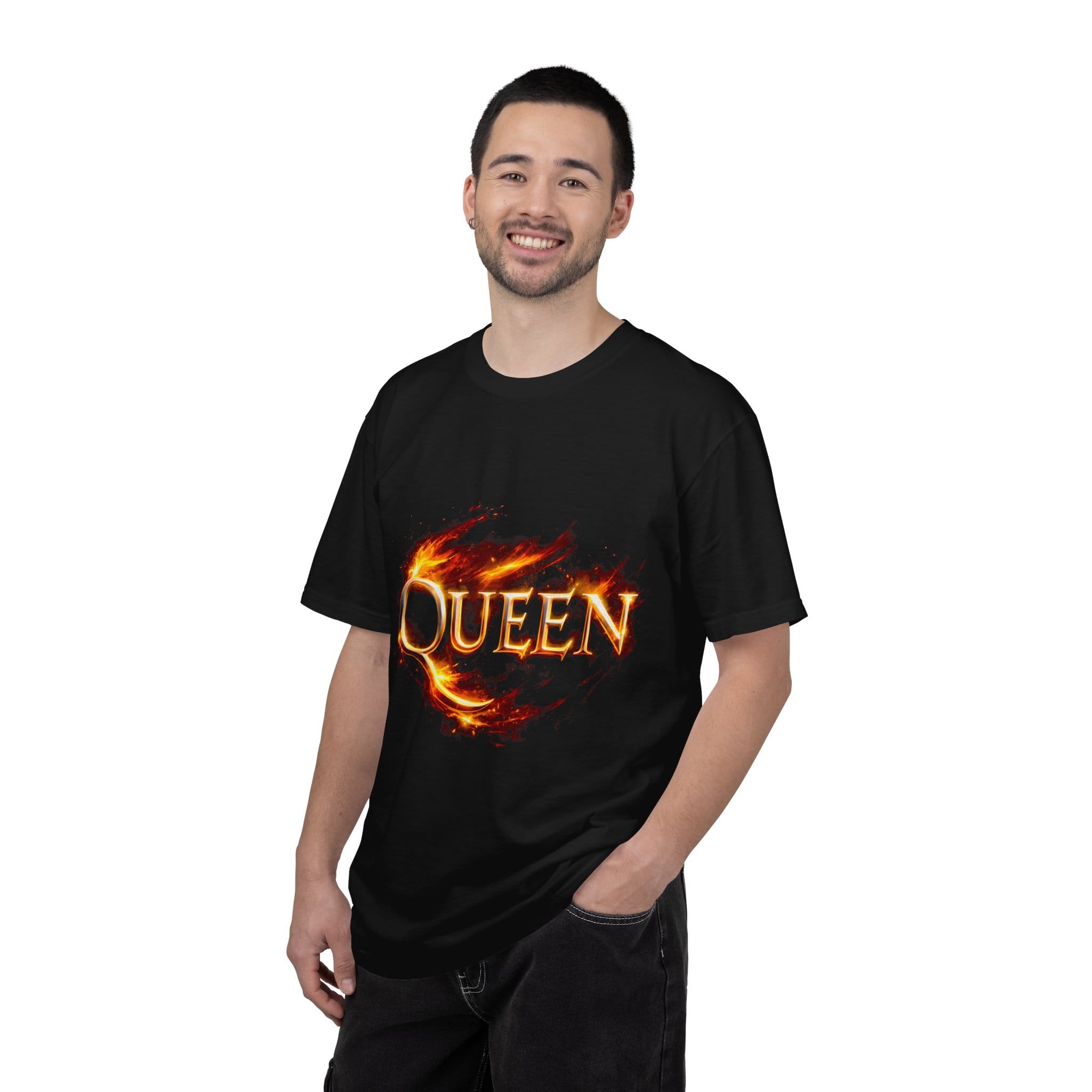Queen Flame T-Shirt — Retro Rock Band Tee - Image 5