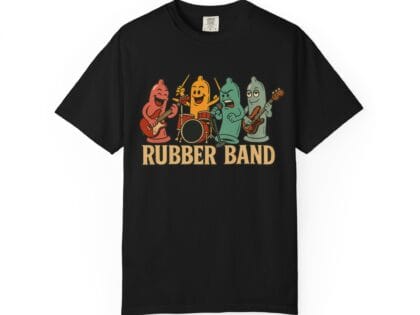 Rubber Band Cartoon Band T-Shirt