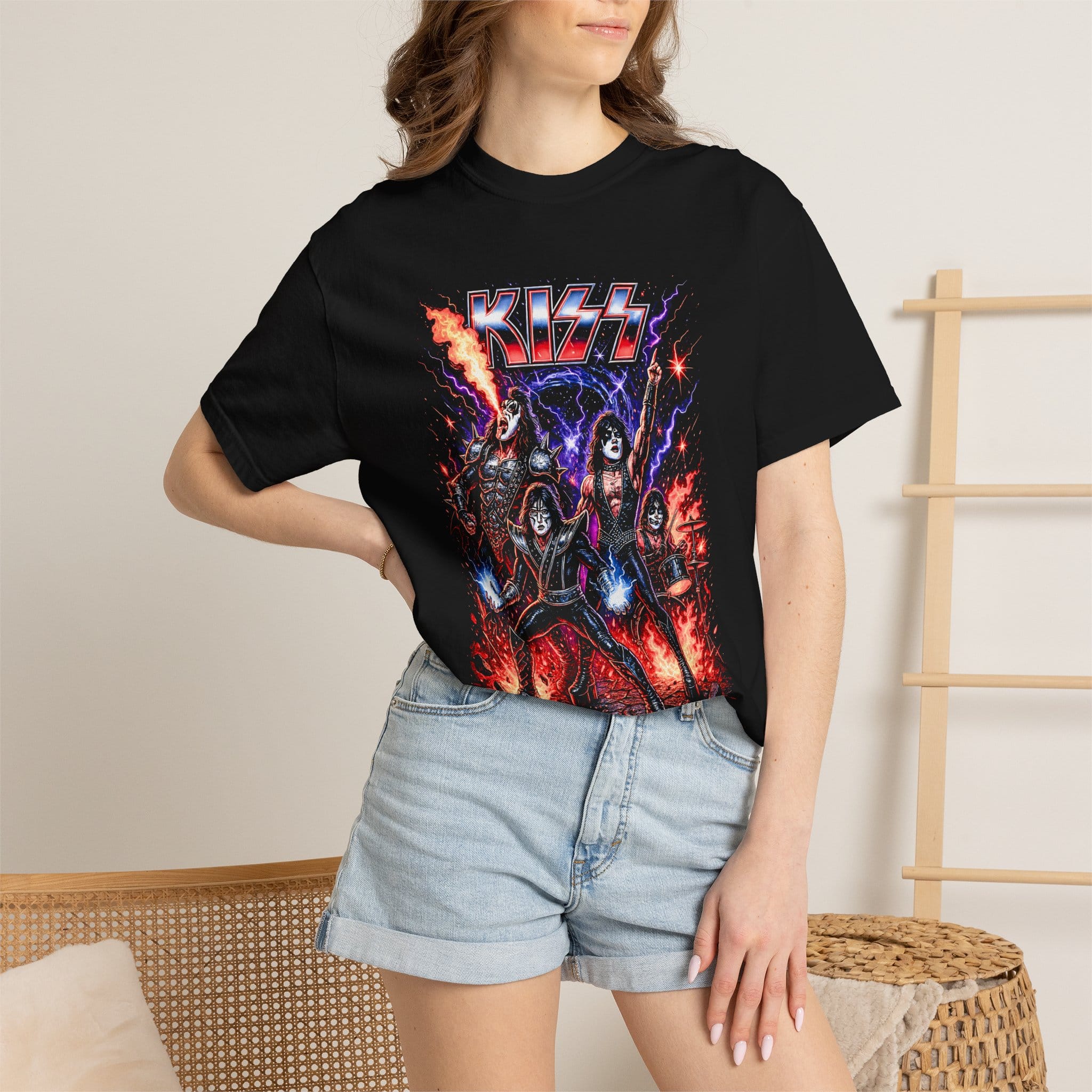 The Kiss Army Retro T-Shirt — Retro Rock Band Tee - Image 2