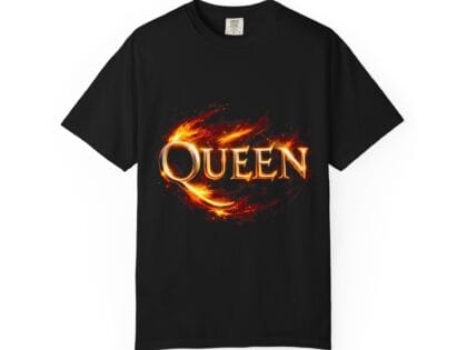 Queen Flame T-Shirt — Retro Rock Band Tee