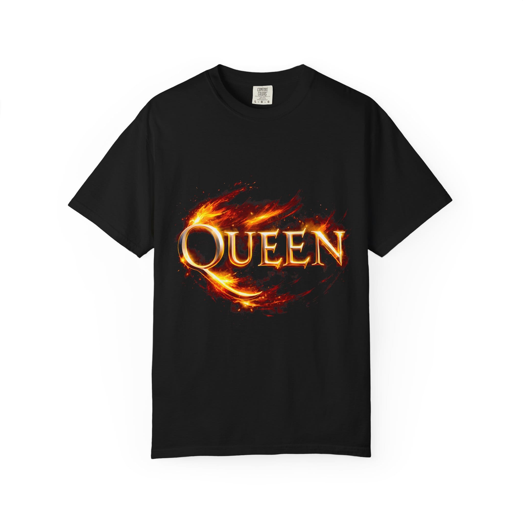 Queen Flame T-Shirt — Retro Rock Band Tee