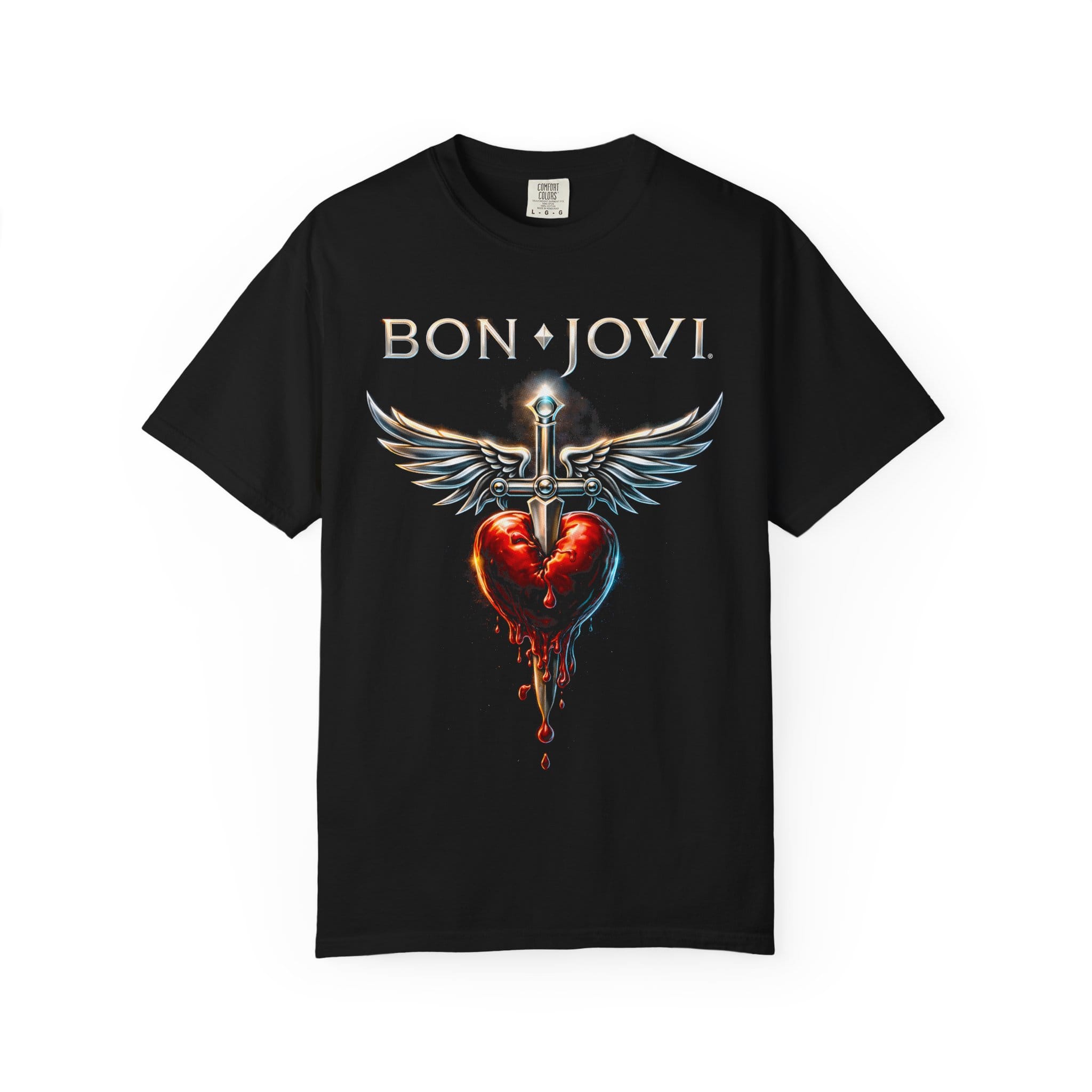 The Bon Jovi Collective T-Shirt — Retro Rock Band Tee - Image 3