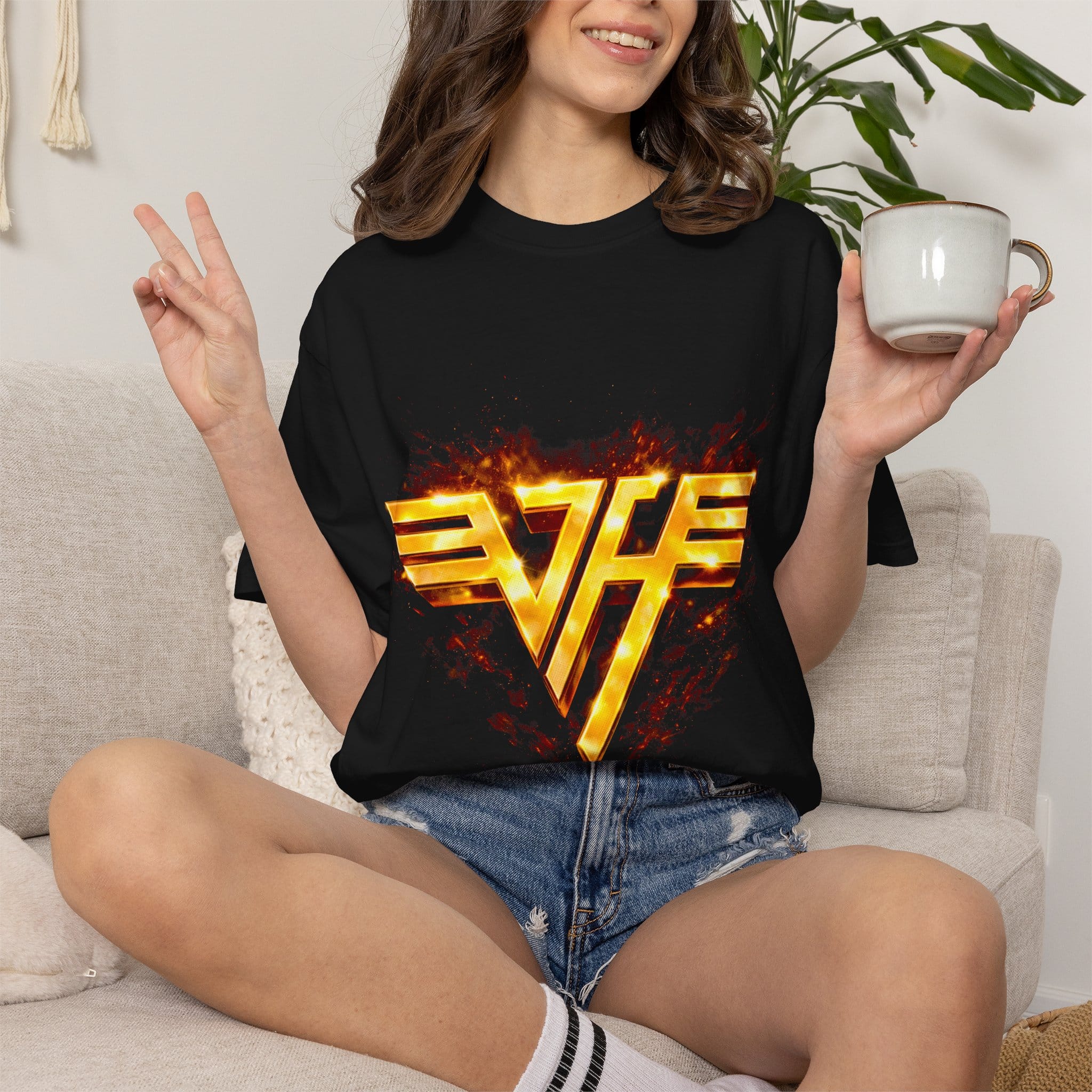 Van Halen Logo T-Shirt — Retro Rock Band Tee - Image 4