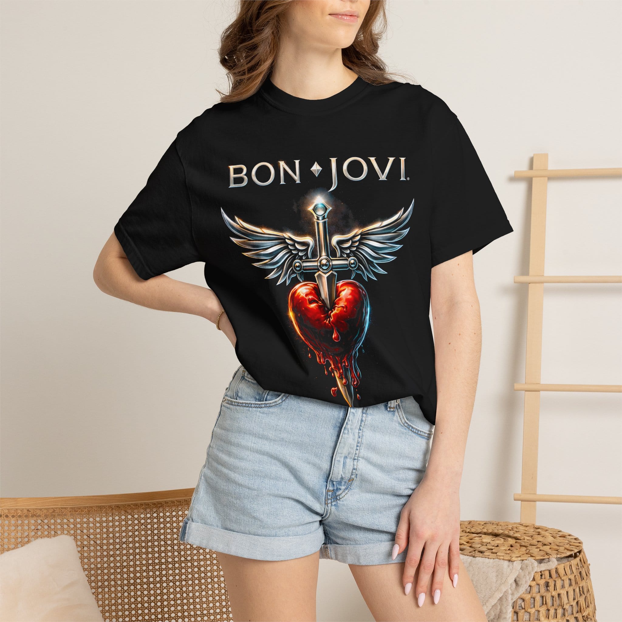 The Bon Jovi Collective T-Shirt — Retro Rock Band Tee